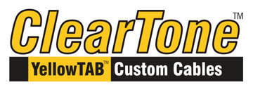 ClearTone Yellow Tab Custom Cables